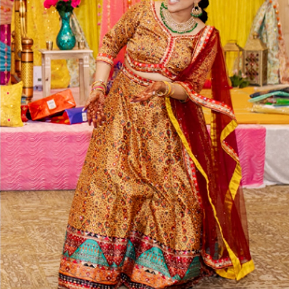 Multicolored Lengha - image 2